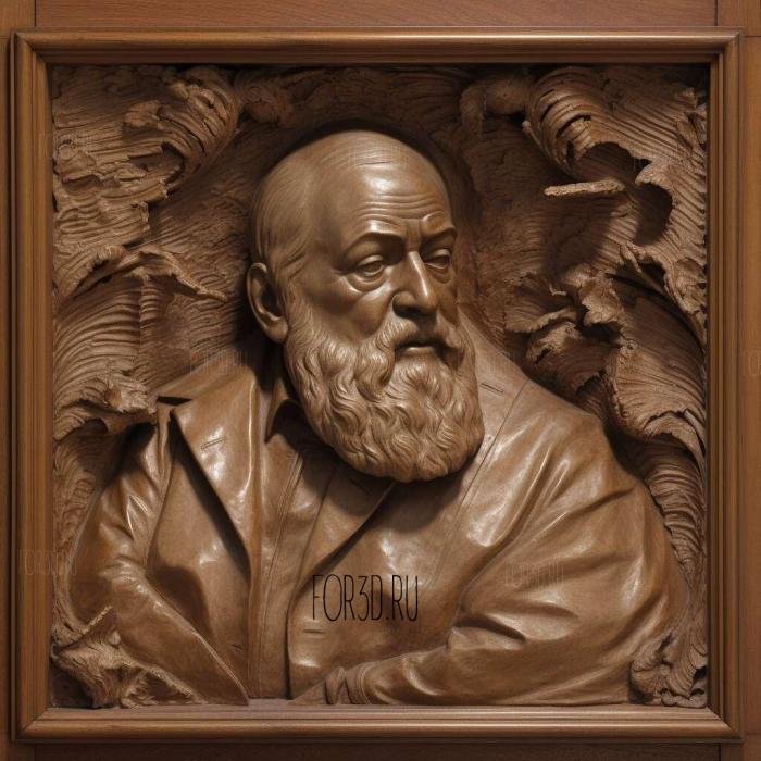 Charles Gounod 2 stl model for CNC